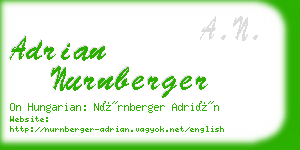 adrian nurnberger business card